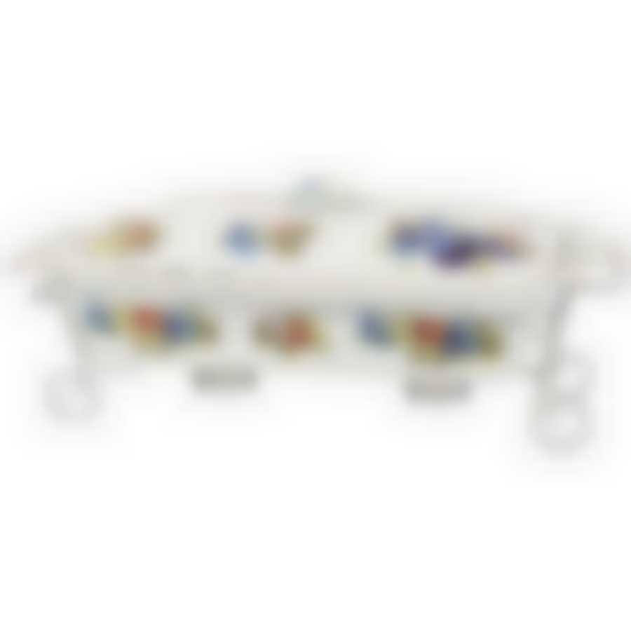 Мармит на метал подставке agness Фрукты 38*25*11см