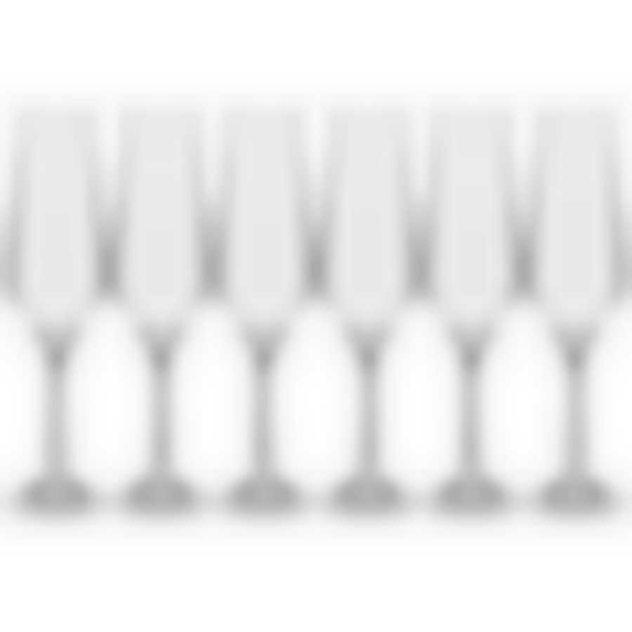 Набор бокалов для шампанского из 6 штук Tulipa optic 190мл