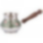 Турка 400 мл. латунь. цветная эмаль 