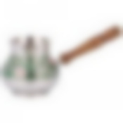 Турка 600 мл. латунь. цветная эмаль 