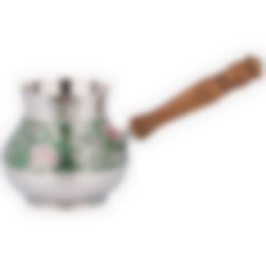 Турка 600 мл. латунь. цветная эмаль 