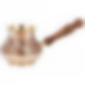 Турка 400 мл. латунь. цветная эмаль 