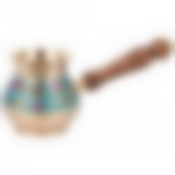 Турка 250 мл. латунь. цветная эмаль 