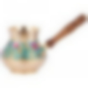 Турка 800 мл. латунь. цветная эмаль 