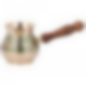 Турка 250 мл. латунь. цветная эмаль 