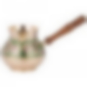 Турка 800 мл. латунь. цветная эмаль 