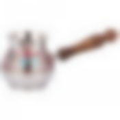 Турка 250 мл. латунь. цветная эмаль 