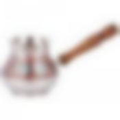 Турка 600 мл. латунь. цветная эмаль 