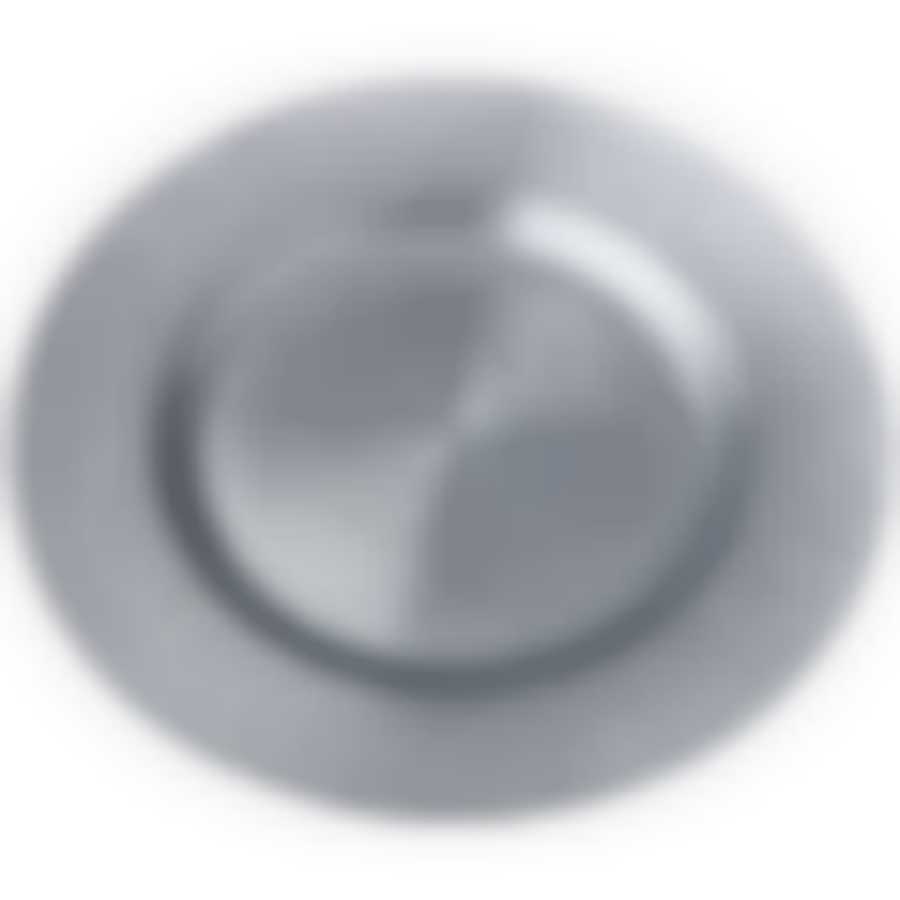 Тарелка Miracle silver shiny 28см без упаковки 