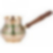 Турка 600 мл. латунь. цветная эмаль 