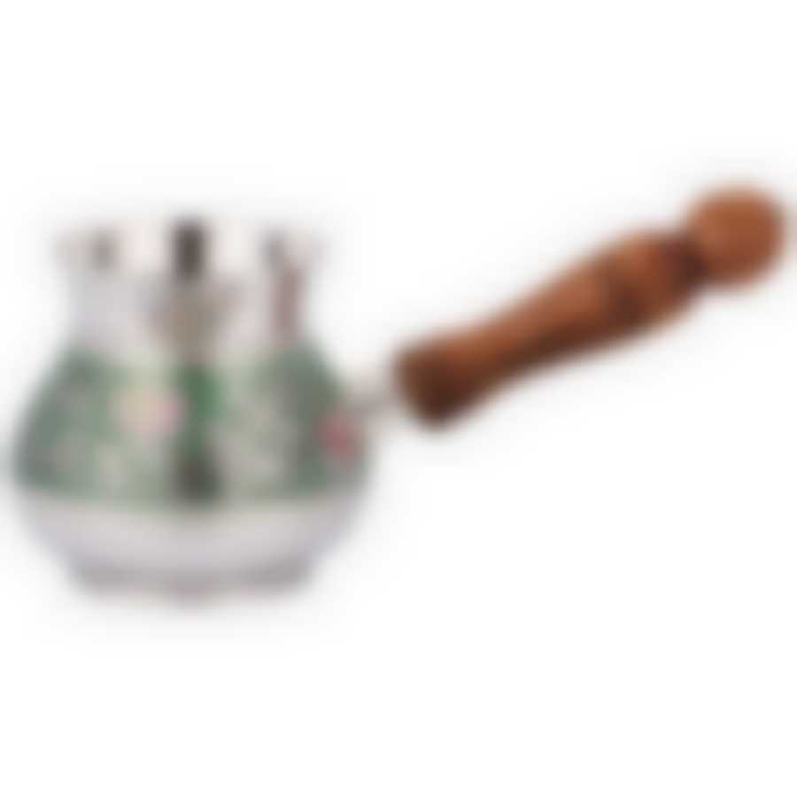 Турка 250 мл. латунь. цветная эмаль 