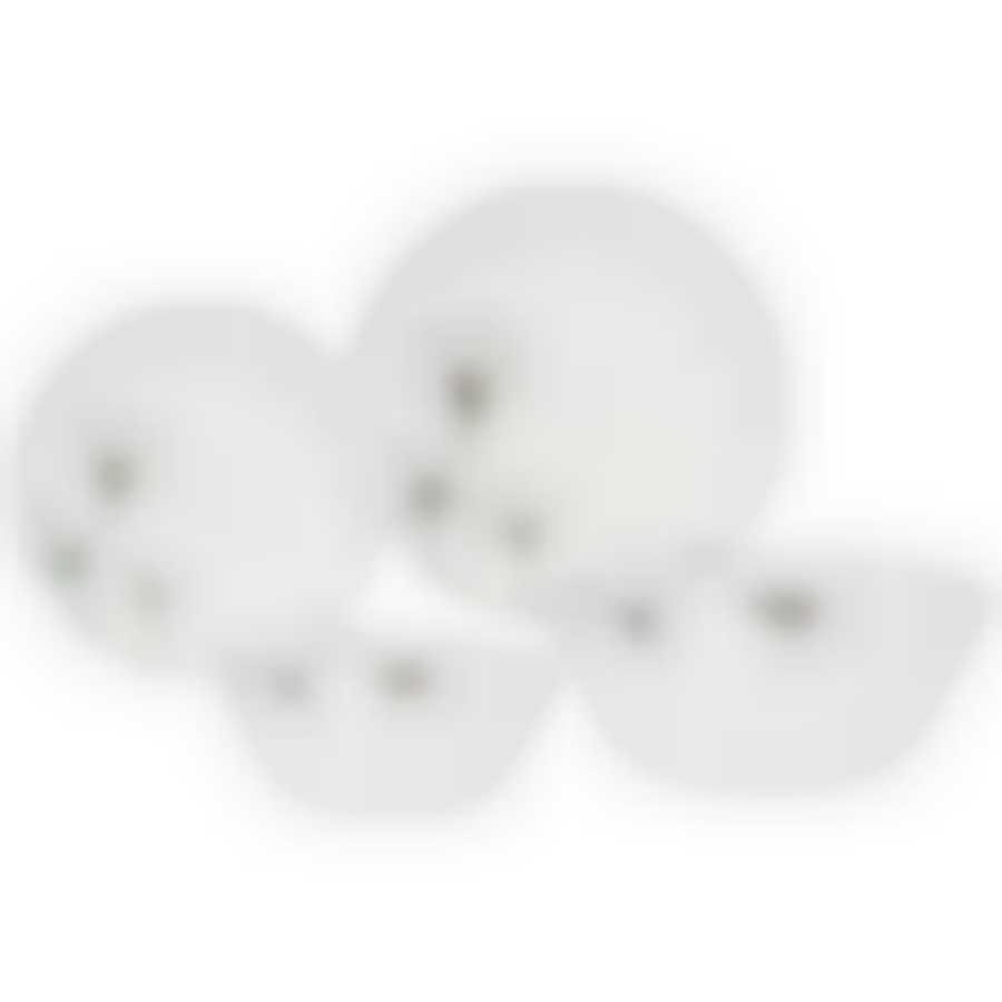 Набор столовый agness dandelion 19пр: 24см/21,5см/15см /19см