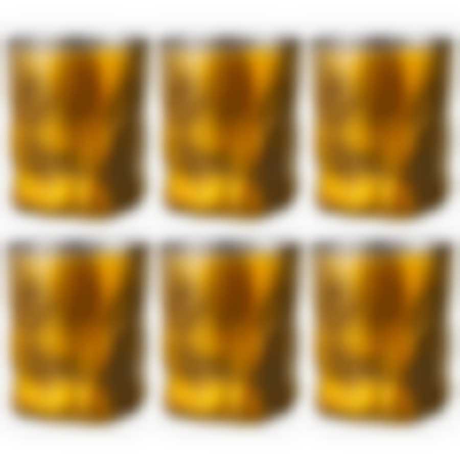 Набор стаканов из 6 шт Черное золото 300 мл