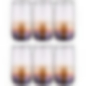 Набор стаканов из 6 шт Карамельный омбре 330 мл