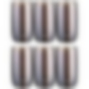 Набор стаканов из 6 шт Горький шоколад 330 мл