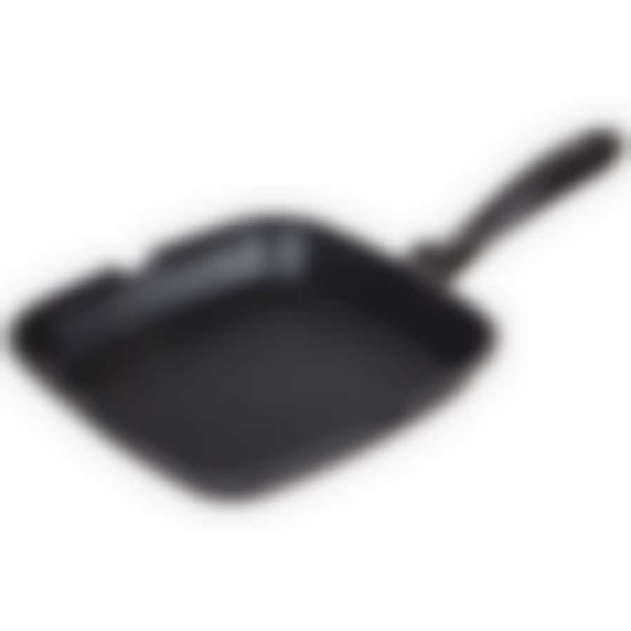 Сковорода-гриль agness индукция 24*24 см