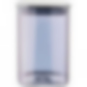 Емкость для сыпучих продуктов agness Smoky 580 мл 8x8x12 cm цвет:дымчатый