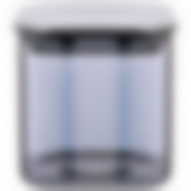 Емкость для сыпучих продуктов agness Smoky 370 мл 8x8x8 cm цвет:дымчатый