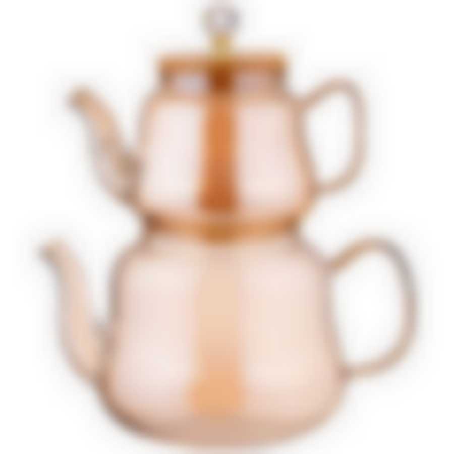 Набор чайников agness Amber 630/1500 мл цвет:янтарный