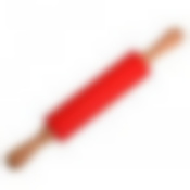 Скалка силикон,дерев.ручки 38,3см.МВ