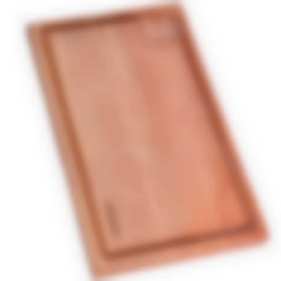 Доска из бука для стейка с соусником 32см