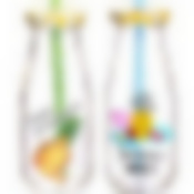 Бутылочка для смузи 0,3 л с трубочкой SAMMER LR цвет в ассортименте