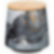 Банка с дерев.крышкой lefard Moon art 550мл 10,5*10,5см черная 