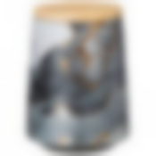 Банка с дерев.крышкой lefard Moon art 650мл 10,5*14см черная 