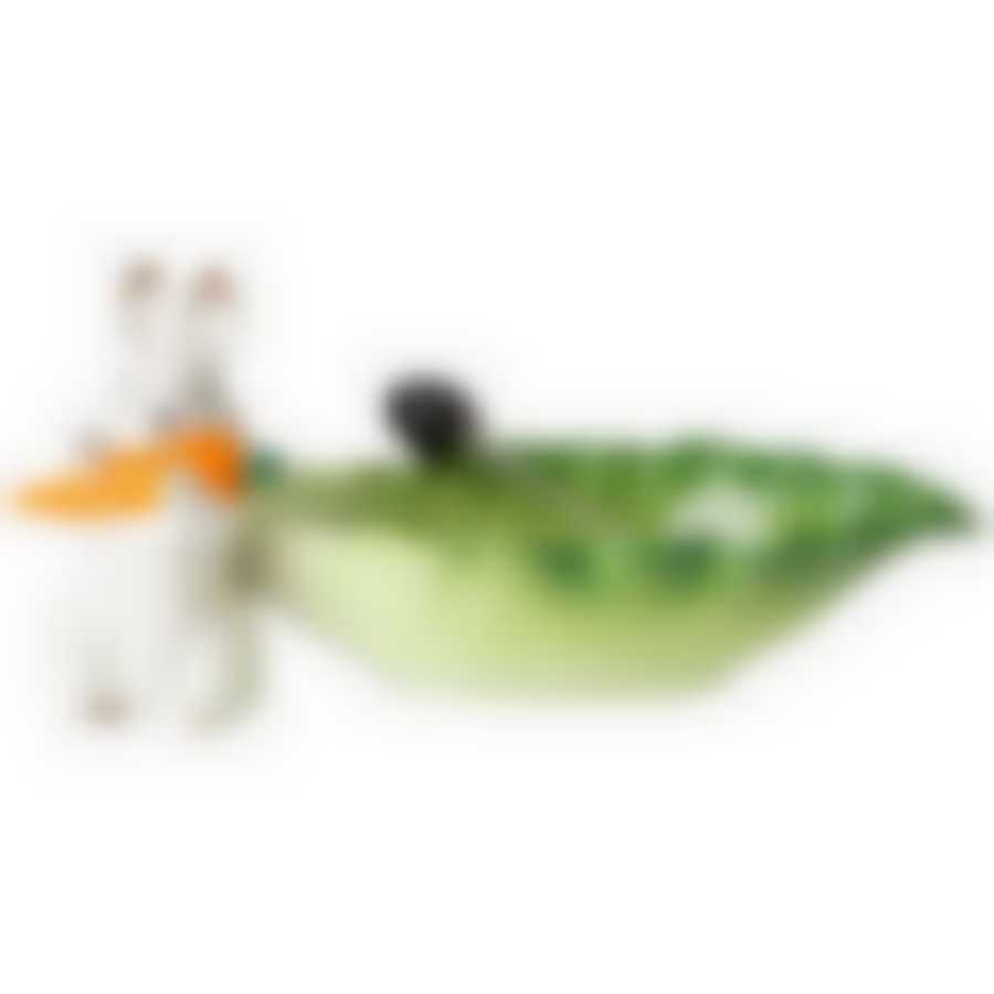 Блюдо Кролик 23 см, 1 вилочка 