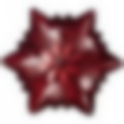 Блюдо Snowflake red shiny 21см без упаковки 