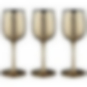 Набор фужеров из 3 шт. Золотой либерти 300 мл