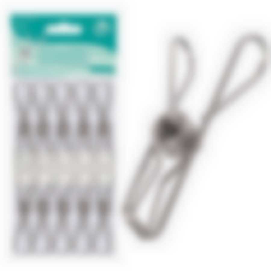 Прищепки для белья металлические. Набор 10 шт.