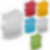 Подставка для салфеток «Узор» 5цв NEW