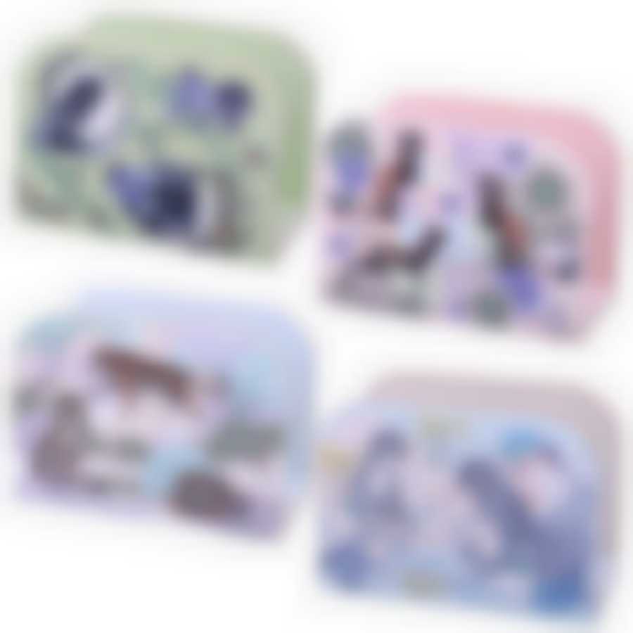 Подставка для салфеток  "Исчезающая красота". Размер 14х6,2х10 см. (вертикальная). 4диз. NEW