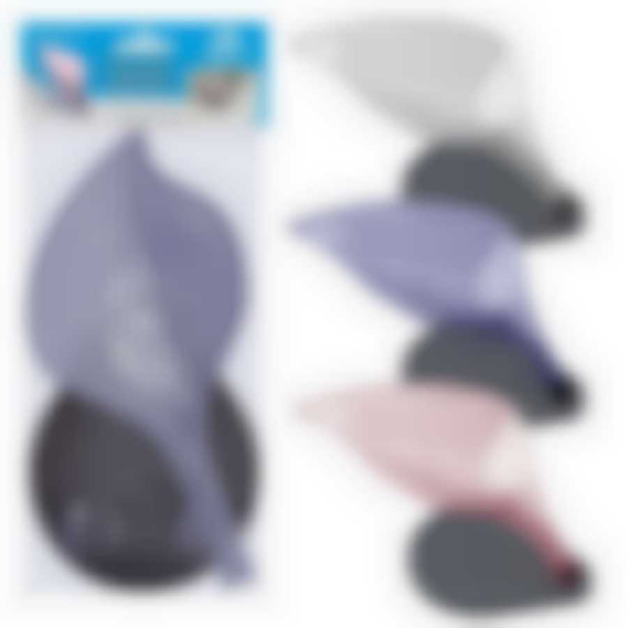 Мыльница с подставкой на присосках "Лепесток" 3цв