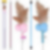 Игрушка-удочка для животных "Дразнилка". Общая длина 55 см. 2цв NEW