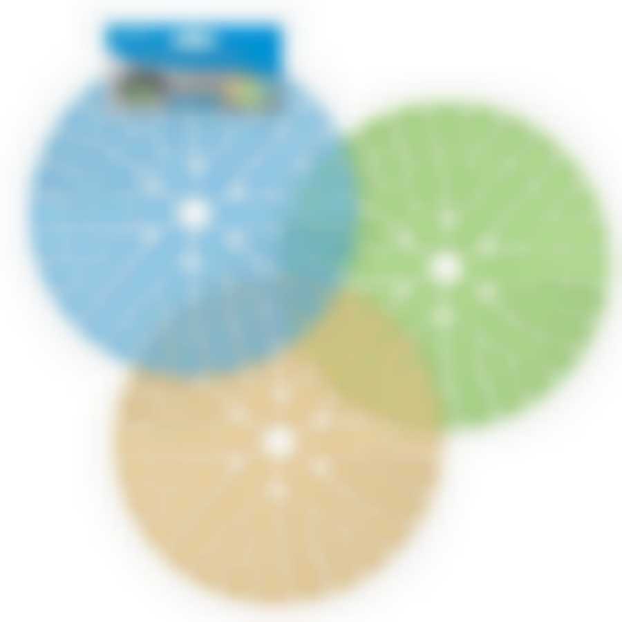 Коврик в раковину "Кружево" (круг) D29см 3цв