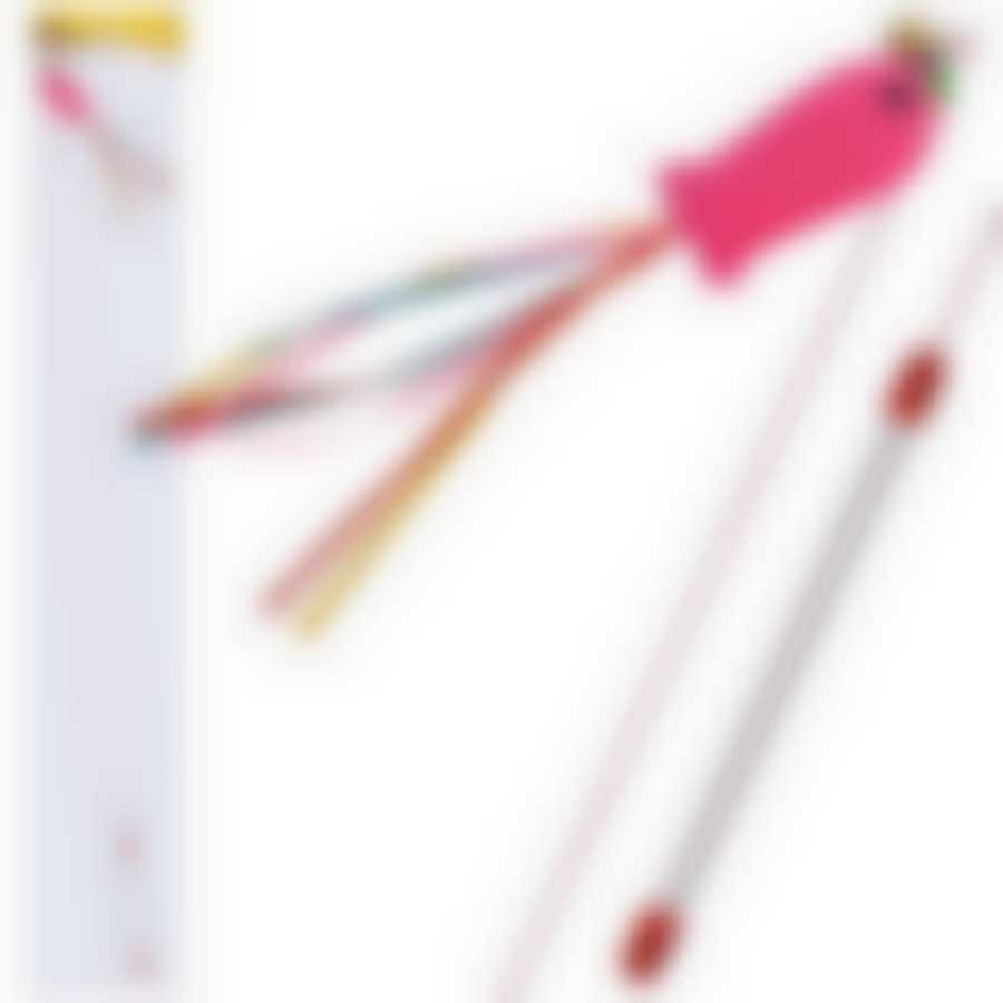 Игрушка-удочка для животных "Рыбка". Общая длина 110 см. NEW