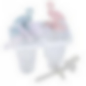 Формы для мороженого "Фламинго".  4 ячейки