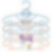 Вешалка для детской одежды "Бантик". Размер 32-36. 4цв