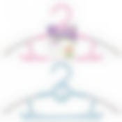 Вешалка раздвижная для детской одежды "Привет" 2 цв.