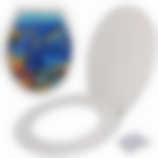 Сиденье для унитаза с крышкой "Море" NEW