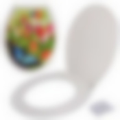 Сиденье для унитаза с крышкой "Баттерфляй" NEW