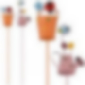 Декор для растений. Общая длина 25см. 2диз NEW