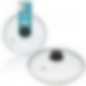 Крышка стеклянная с метал/обод 28 см низ.