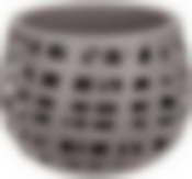 Кашпо ХАОС D175мм 1,5л с вставкой  французcкий серый