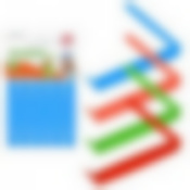 Зажимы для пакетов. Длина 9см. Набор 6шт. 5цв NEW