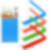 Зажимы для пакетов. Длина 12см. Набор 5шт. 5цв NEW