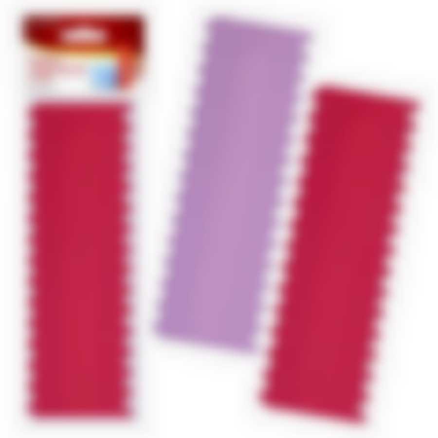 Гребень кондитерский "Крем". 22,4х7,3х1см. 2цв.