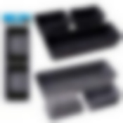 Органайзер для хранения в выдвижных ящиках "Фэлт". Набор 3шт. Размеры 27х9,5х5см,13х8,5х5см